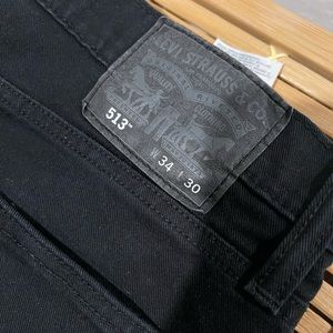Men’s 513 black Levi Jeans